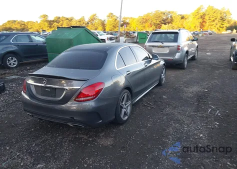 2017 Mercedes C300 из США, поврежденный, VIN 55SWF4AB9HU205391